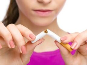 Rechazo de cigarrillos