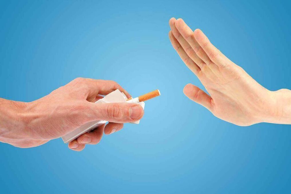 Rechazo de fumar y cambiar en el cuerpo Foto 1